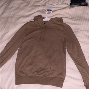 H&M tan regular fit hoodie